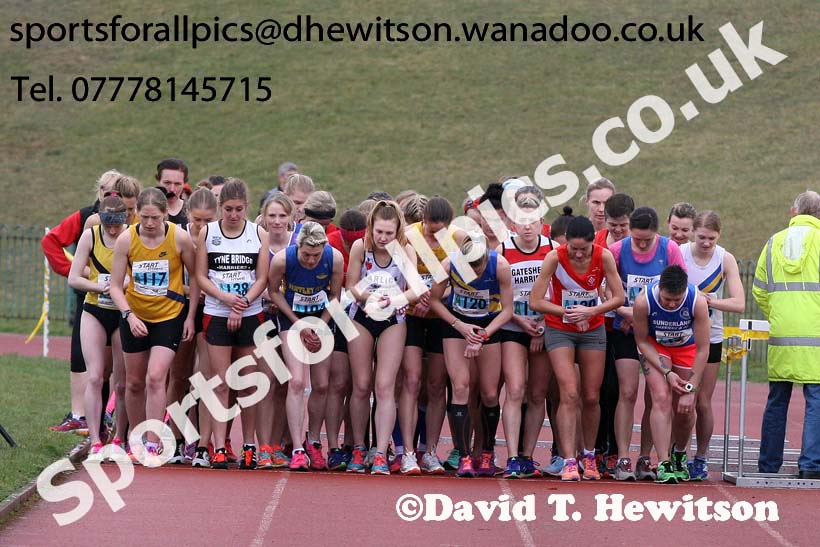Senior womens Northern 6 Stage Road Relay, Sunderland. Photo: David T. Hewitson/Sports for All Pics